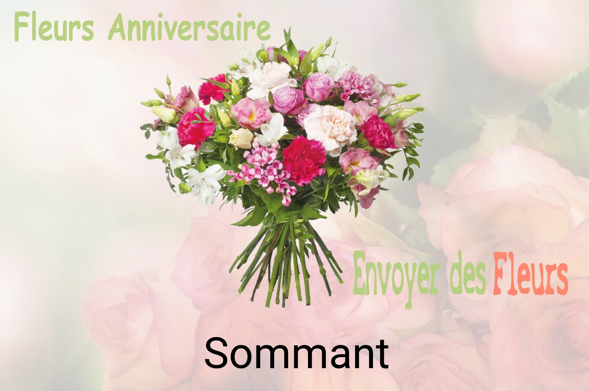 Bouquet de fleurs d’anniversaire livré à Sommant